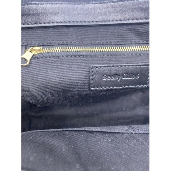 See By Chloe Iris Small Handbag Bliss And Black Leather Cross Body Bag - Picture 9 of 9